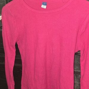 Old Navy Fuchsia Long Sleeve Tee